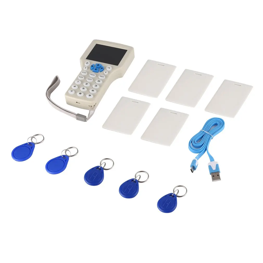 

ID Copier ID IC Reader Writer copy 125khz Encrypted Duplicator Programmer USB+Card+ Tag