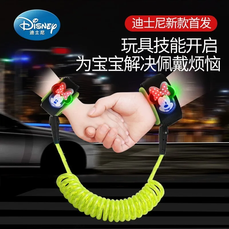 Disney Safety Lock Baby Anti Lost Wrist Link ремень веревка поводок для ходьбы ручной браслет детей