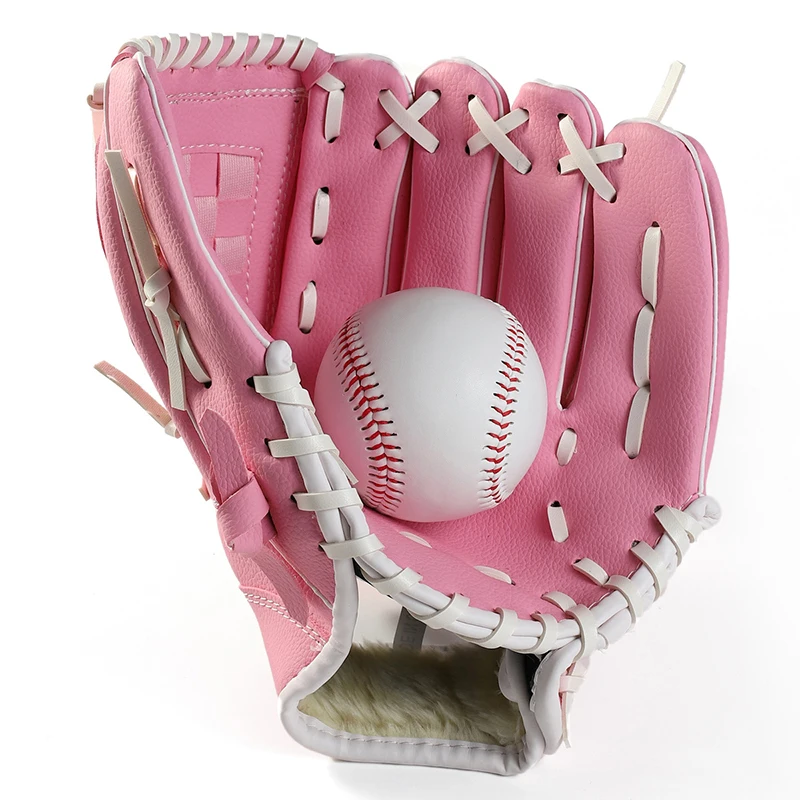 Утолщение кувшин Бейсбол перчатки для детей и взрослых упражнения софтбол перчатки Уникальный
