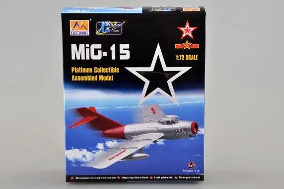 Trumpeter 1/72 Scale Easy Model 37134 MiG-15 Plastic Aircraft Finished Model New 