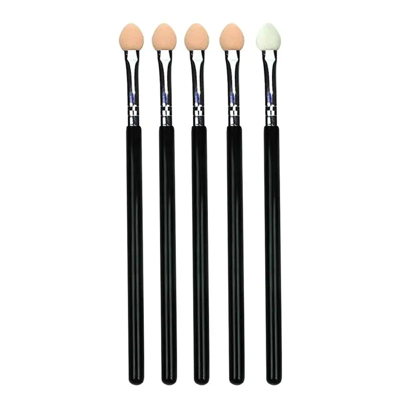 5pcs Eyeshadow Brushes Dual Color Rubber Sponge Makeup Brushes Eyeshadow Makeup Tool Applicator