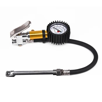

1/4" Air Tyre Inflator with Pressure Gauge Airline Compressor Car Van Tire Tool