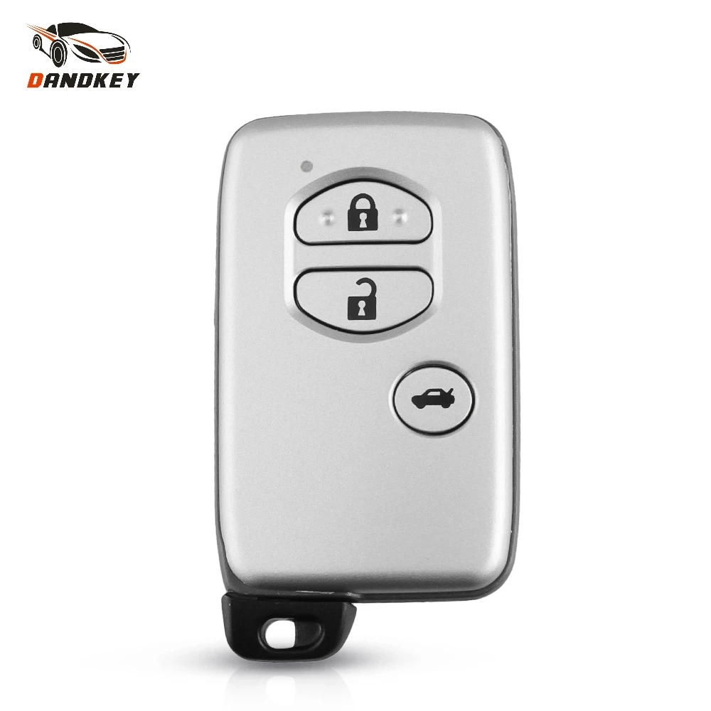 

Dandkey Replacement 3 Button Remote Car Key Shell With Smart Blade For Toyota Prius Land Cruiser Avalon Prado 2010-2015 Key Case