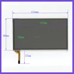 Оптовая продажа 5 шт./лот 154*90 мм 4 линии резистивный экран это совместимо 154*90 мм