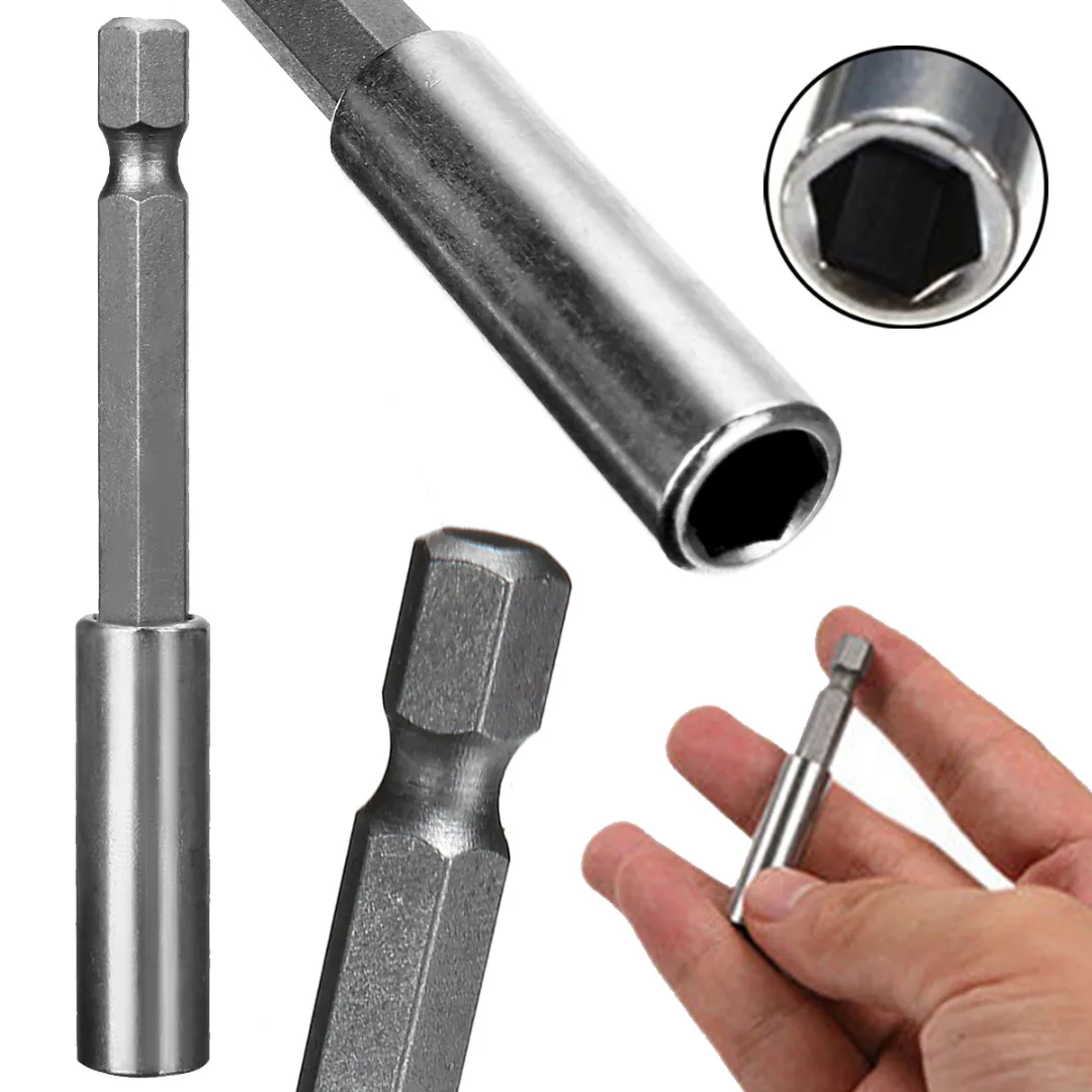 Magnetic Screwdriver Bit Holder Tool Parts 1//4/" Hex Shank Electric Drill