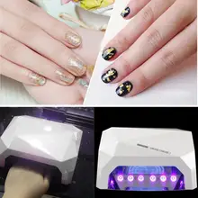 36 Вт Светодиодный светильник для ногтей, сушилка для УФ-геля, лак для ногтей, долговечный светодиодный CCFL отверждающий инструмент, УФ-лампа для ногтей, ромбовидная форма, Прямая поставка
