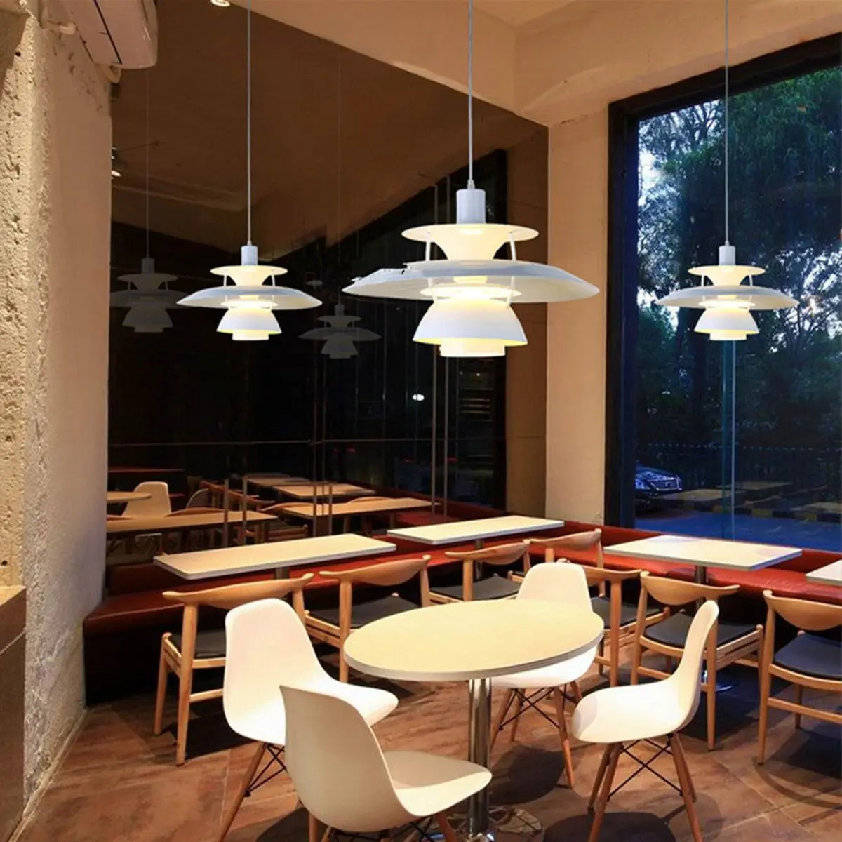 

Simple Aluminum Dining Room Living Room Bedroom Study Hanglamp Modern Home Decor Ceiling Droplight