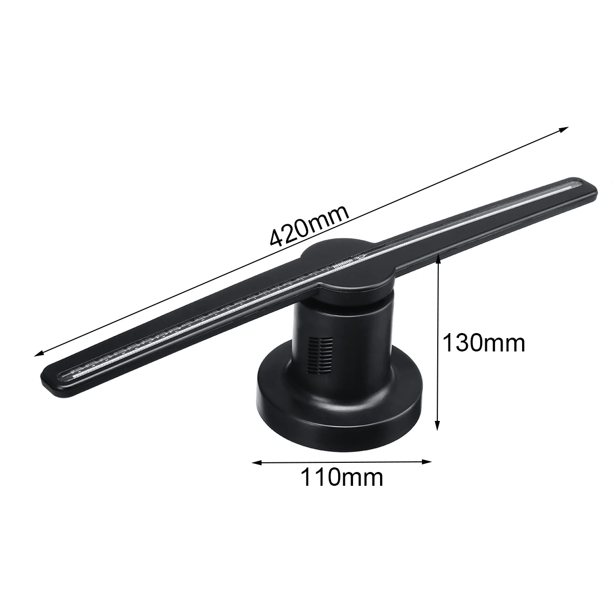 AC 100-240V Plug-in 3D Hologram Projector Light Advertising Display LED Fan Holographic Imaging Lamp 3D Remote Hologram Player AC 100-240V Plug-in 3D Hologram Projector Light Advertising Display LED Fan Holographic Imaging Lamp 3D Remote Hologram Player