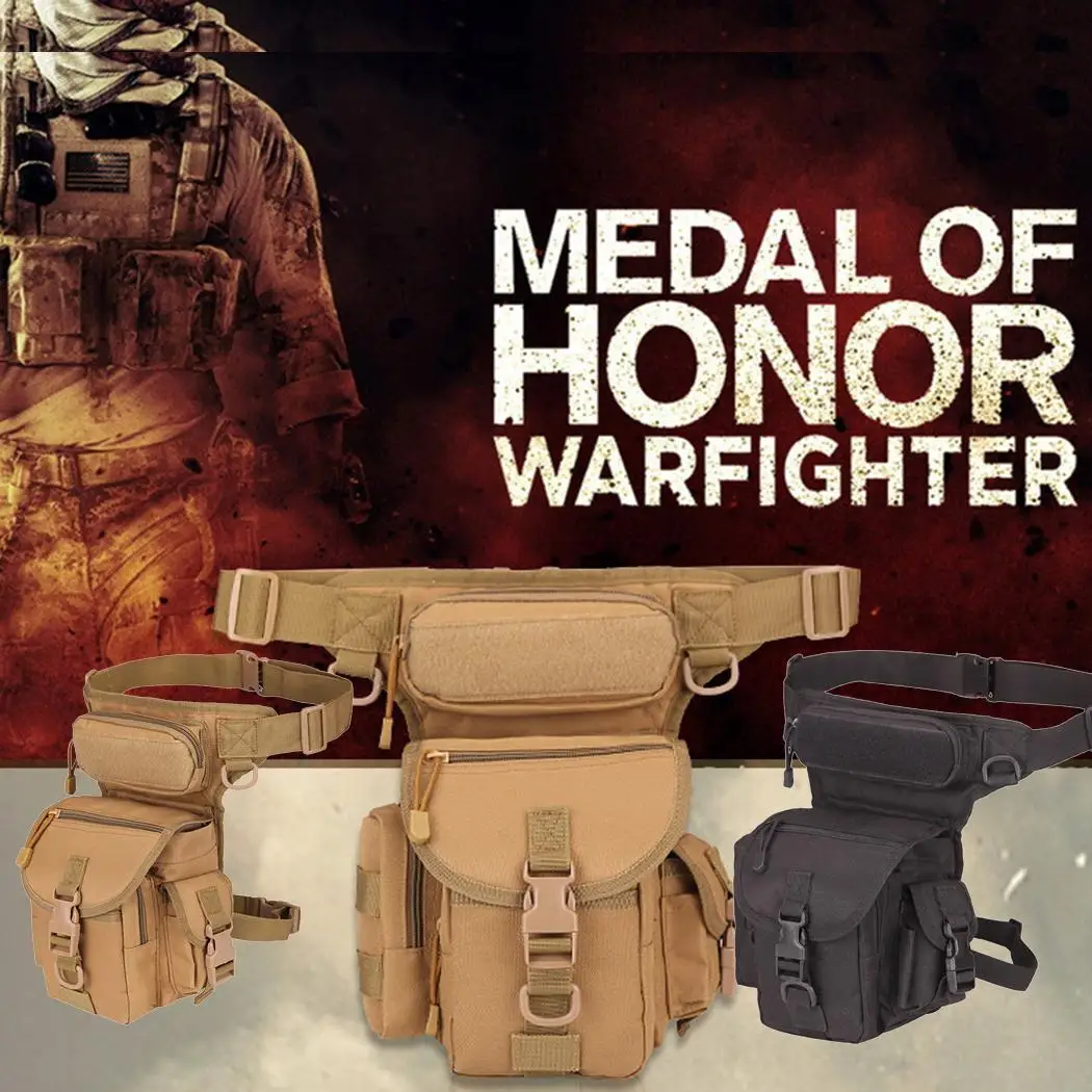 

Tactical Backpack Leg Bag Outdoor Sport Camping Hiking Trekking Waist Leg Bag Military Shoulder Bag Multi-function Saddle Bag