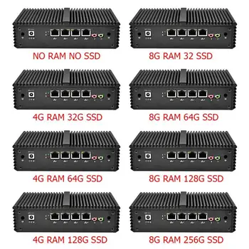 

Mini PC Celeron Linux Pfsense 4 Ethernet LAN Ports Router 2955U Dual Core 1.4GHZ Firewall Network Server EU Plug