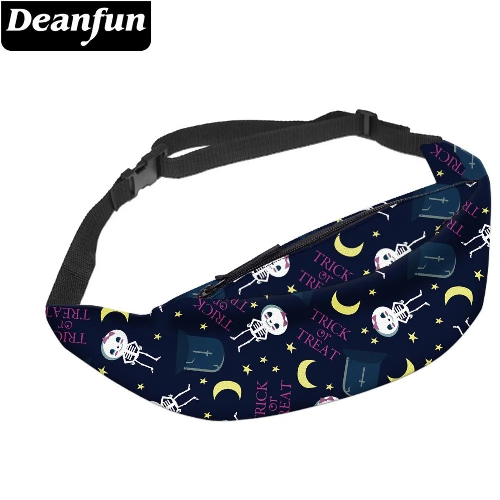 Deanfun المياه مقاومة فاني حزم هالوين لطيف الجمجمة العظام الخصر حزم حزام قابل للضبط حقيبة الورك محفظة تربط حول الخصر YB-74 Deanfun المياه مقاومة فاني حزم هالوين لطيف الجمجمة العظام الخصر حزم حزام قابل للضبط حقيبة الورك محفظة تربط حول الخصر YB-74
