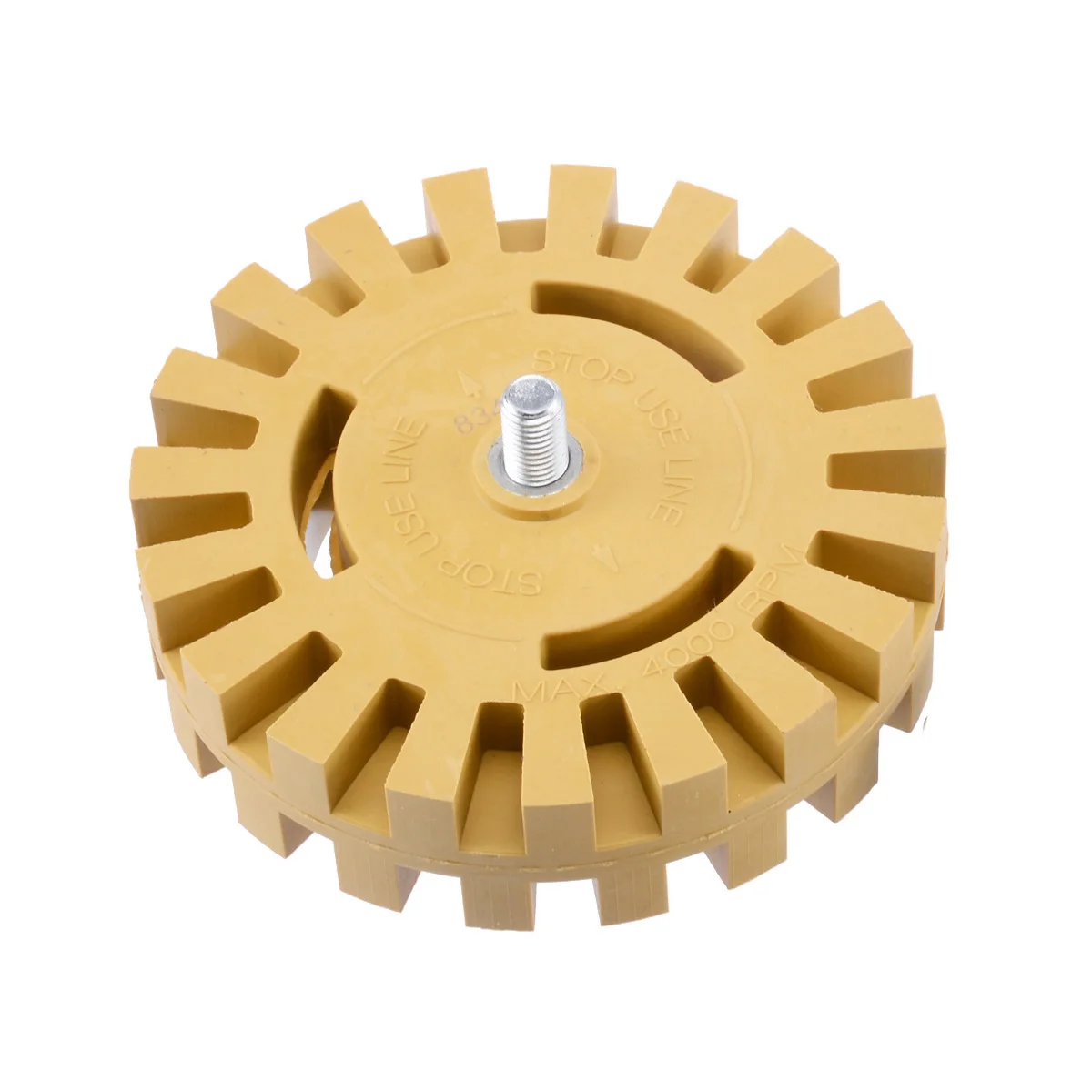 

Decal Removal Eraser Wheel w/ Power Drill Arbor Adapter 4" 100mm Rubber Pinstripe Polishing Wheel Decal Car Sticker Remover Tool