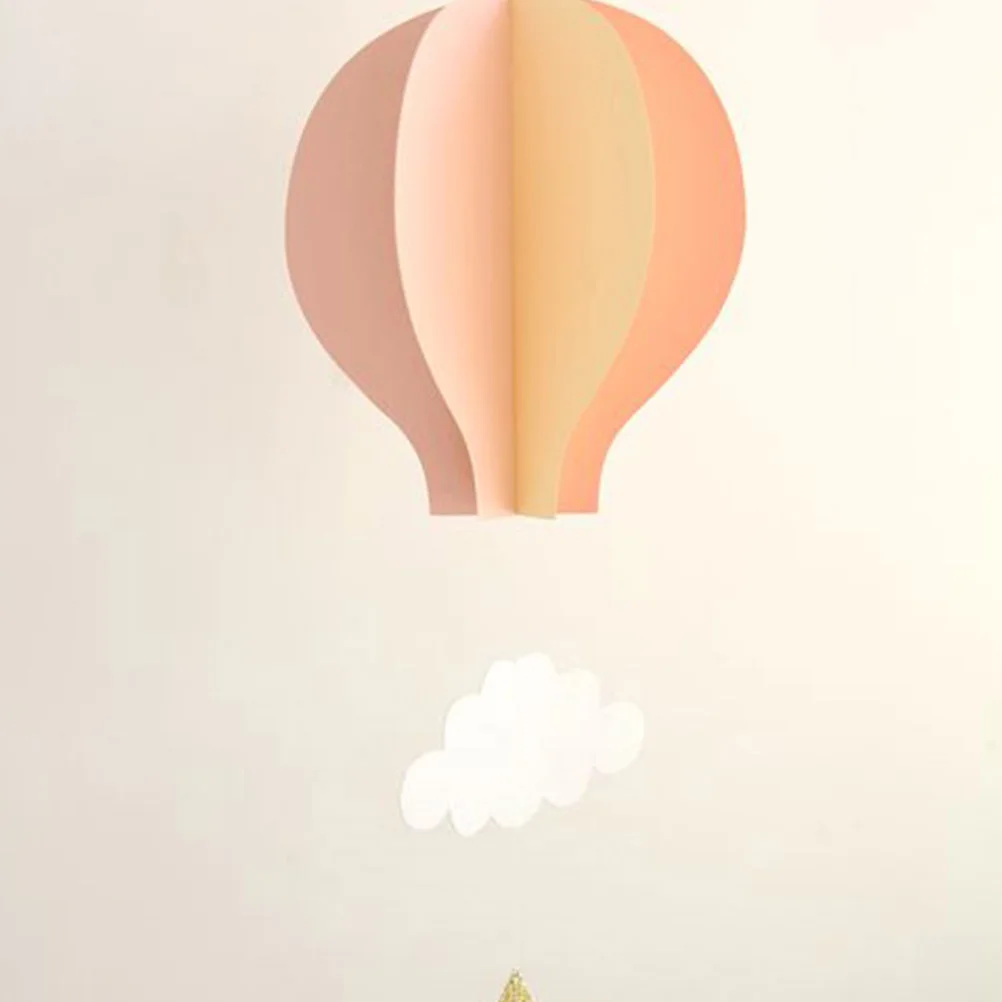 4 шт. 3D бумажные украшения бумажный воздушный шар облако подвесное декоративное