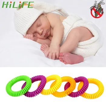 

HILIFE 10Pcs/set Repellent Bracelets Insect Protection For Campings Outdoors Pest Control Bracelets Multicolor Anti Mosquito