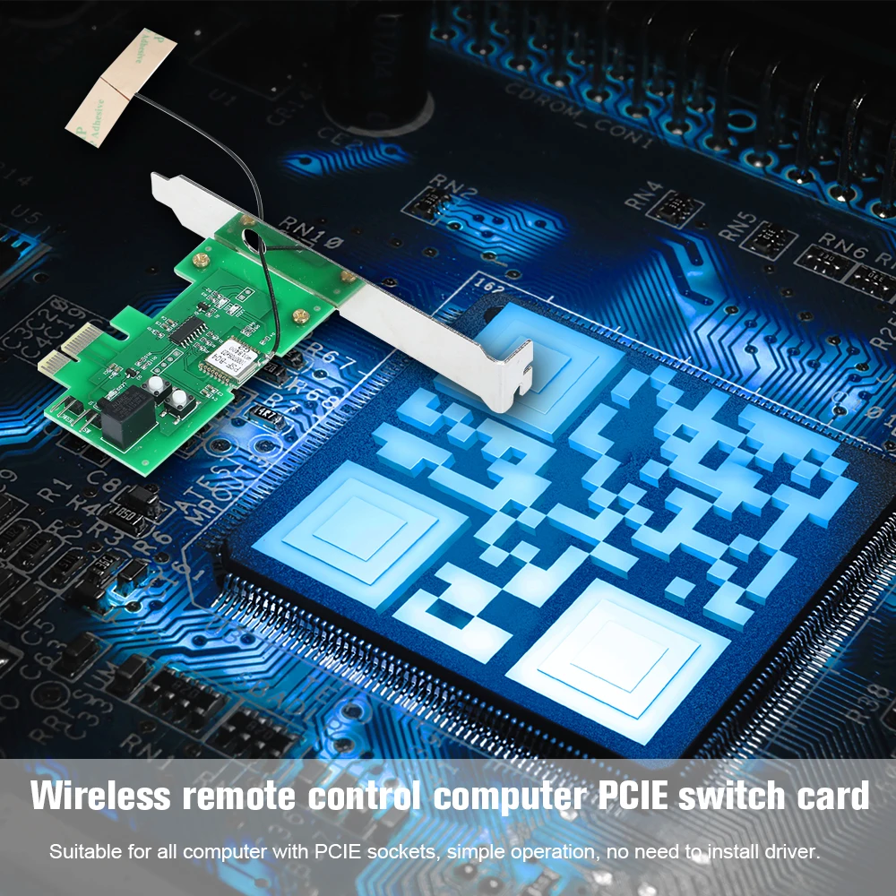 WiFi беспроводной смарт-переключатель релейный модуль мини PCI-e Настольный ПК Пульт дистанционного управления переключатель карты включение/выключение компьютера Загрузочная карта