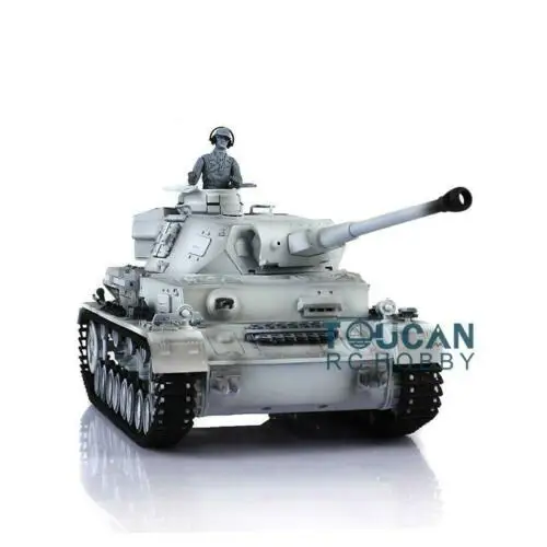 

Henglong 1/16 Snow 6.0 Infrared Fighting Plastic German Panzer IV F2 RTR RC Tank 3859 360 Turret