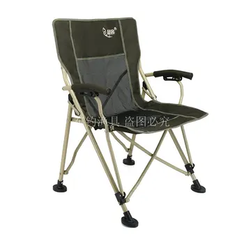 

Outdoor Portable Folding Chair Fishing Stool Multi-Function Stool Fishing Gear Iron Pipe with Plastic-Sprayed Fishing Mazar