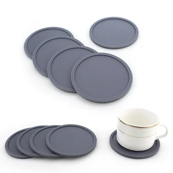

1PCS New Silicone Drink Coaster Place Mats For Table Mats For Dinner Table Place mat Silicone Cup Pads Set Kitchen Cup Pads