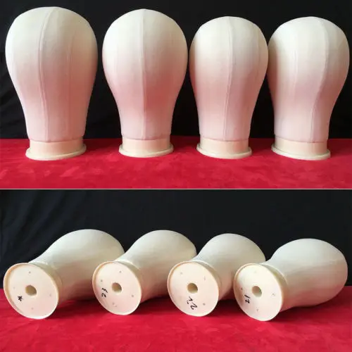 

1Pcs 22Inch Canvas Mannequins Head With Wig Making Mannequin Model Block Head t Display Stand UK