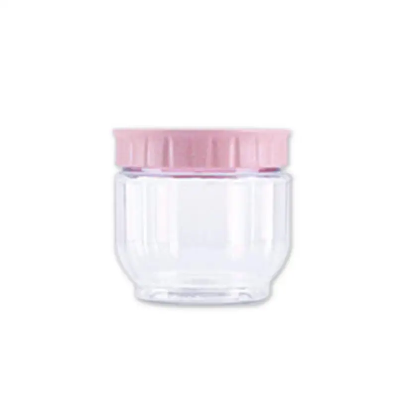 

Transparent Plastic Sealed Jar Waterproof Grain Storage Bottle Refrigerator Kitchen Desktop Organizer Supplies