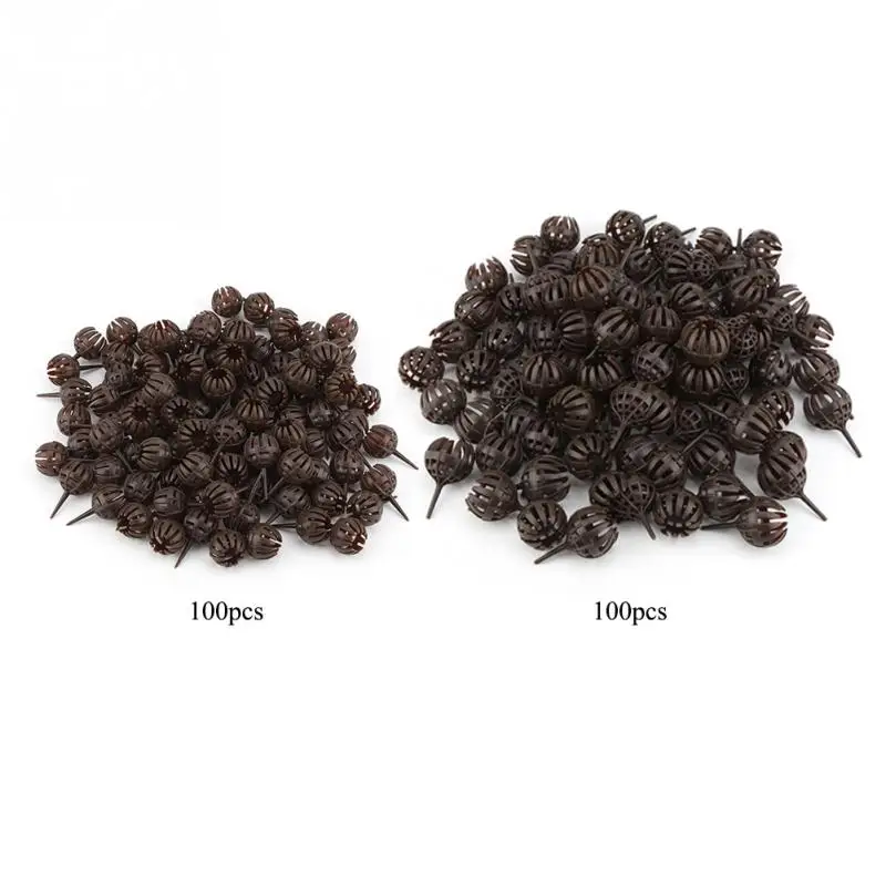 

100pcs/ Set Reusable Portable Fertilizer Cover Coffee Color Box Basket for Bonsai Plant Flower Bug Portable