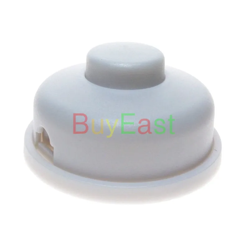 

In-line On/Off Light Light Foot Pedal Push Switch White Color 2A 250V