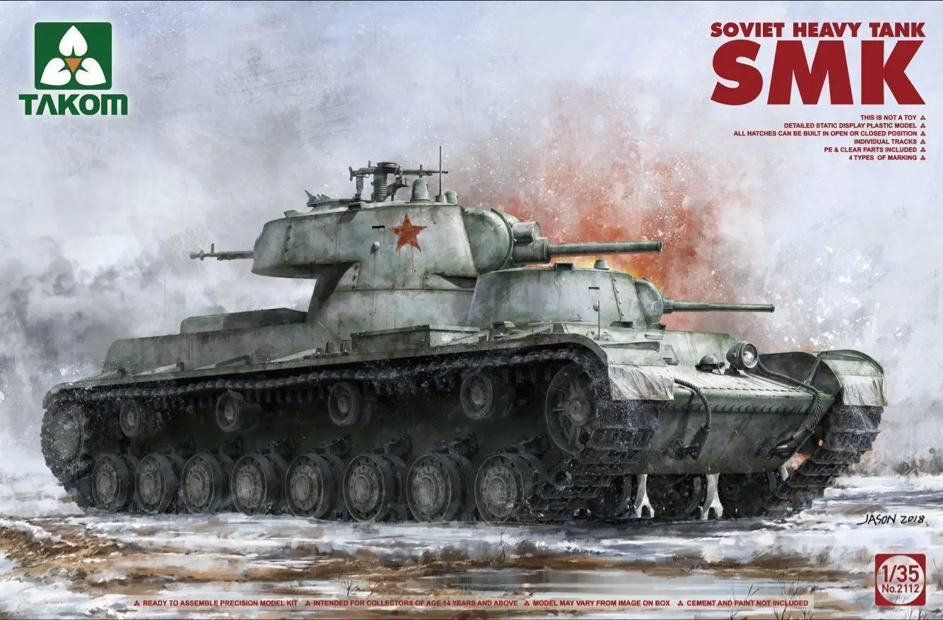 Takom 1/35 2112 советский тяжелый танк SMK | Игрушки и хобби
