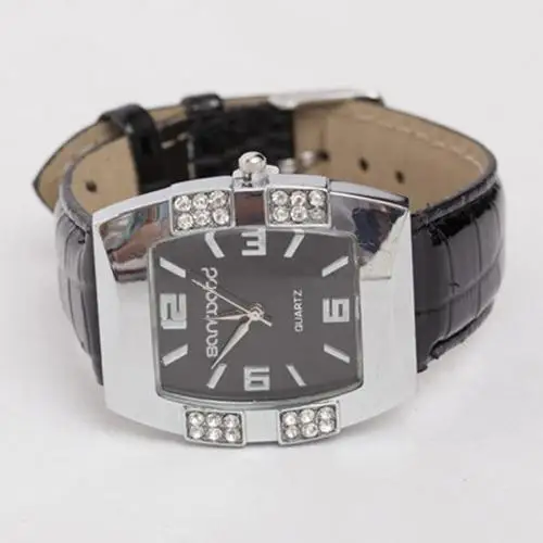 Женские Аналоговые кварцевые наручные часы horloge dames из искусственной кожи со