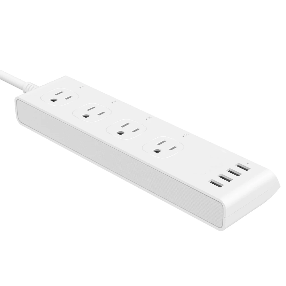 

Home Individually Remote Control Charging USB US Plug Power Strip WIFI Timing Voice Control Socket
