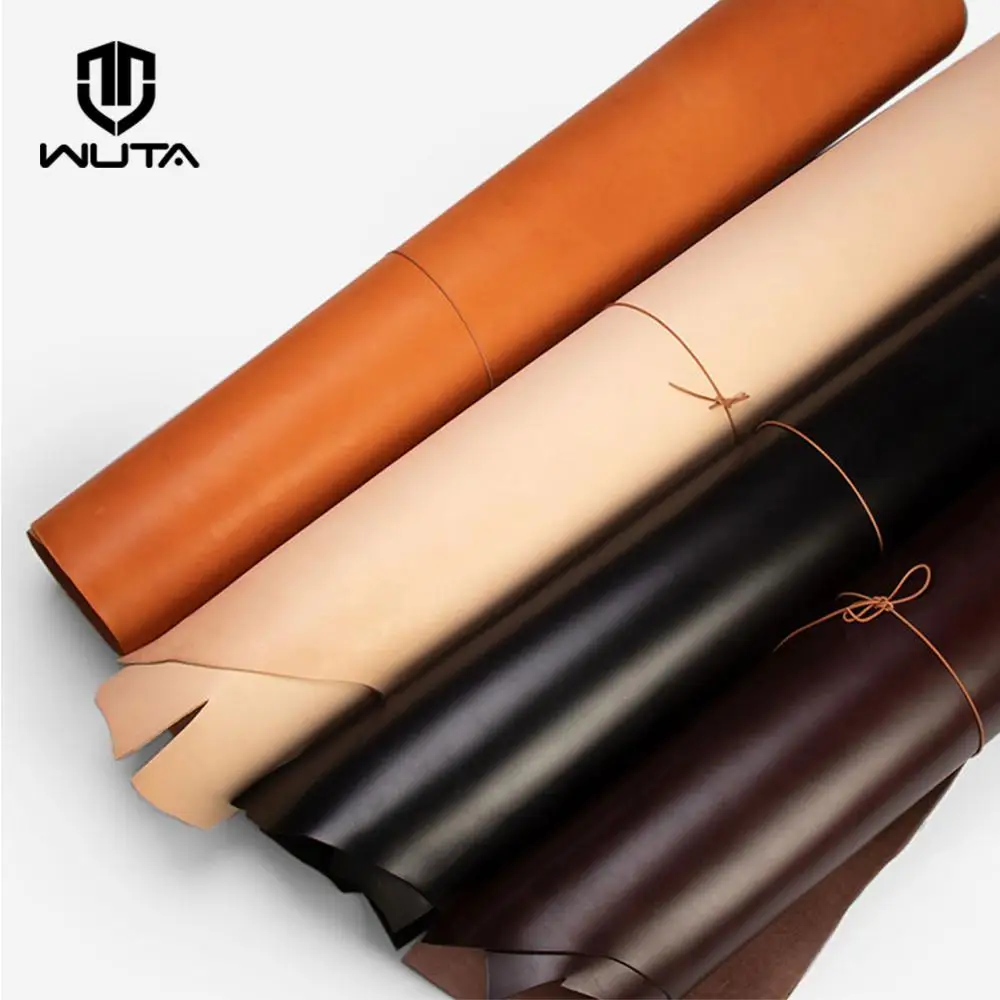 WUTA 8/10oz Veg Tanned Cowhide Leather Strap – Belt Blank for Crafting 2