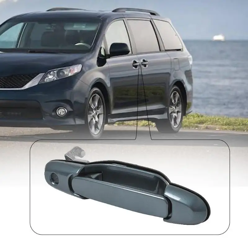 VODOOL accesorios de coche parte trasera izquierda/derecha puerta corredera Exterior de 69230 de 08020 para Sienna 98-03 partes exteriores