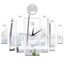 Acrylic Digital Wall Clock 3D Stereo Wall Clock Study Bedroom Living Room Wall Decoration Wall Clock