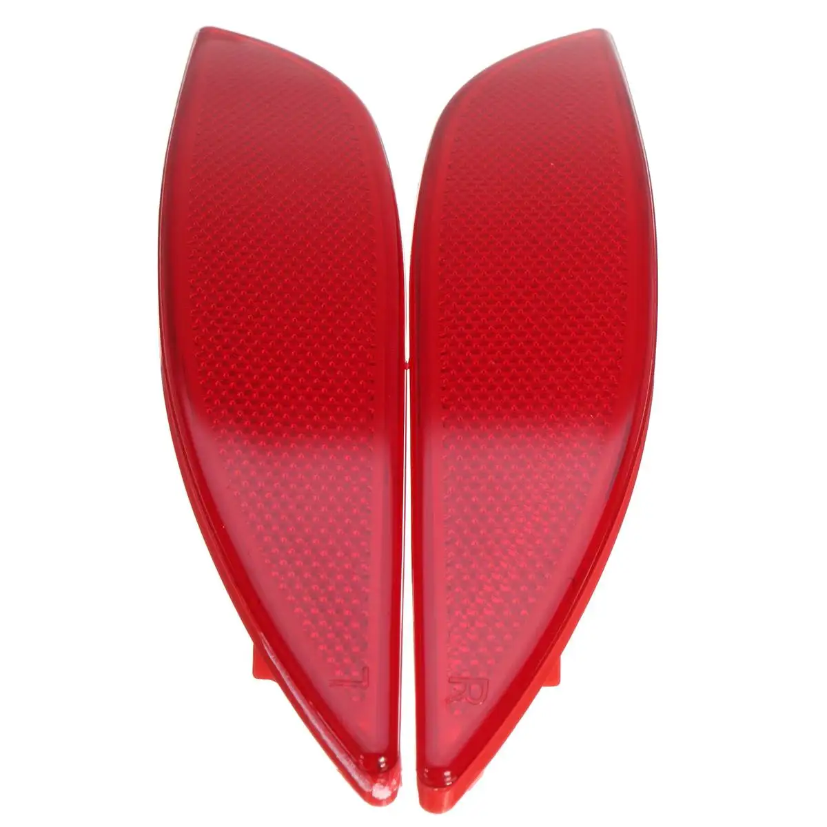 

1x Red Car Rear Bumper Reflector Light Lens Left Or Right Side For Renault Megane MK3