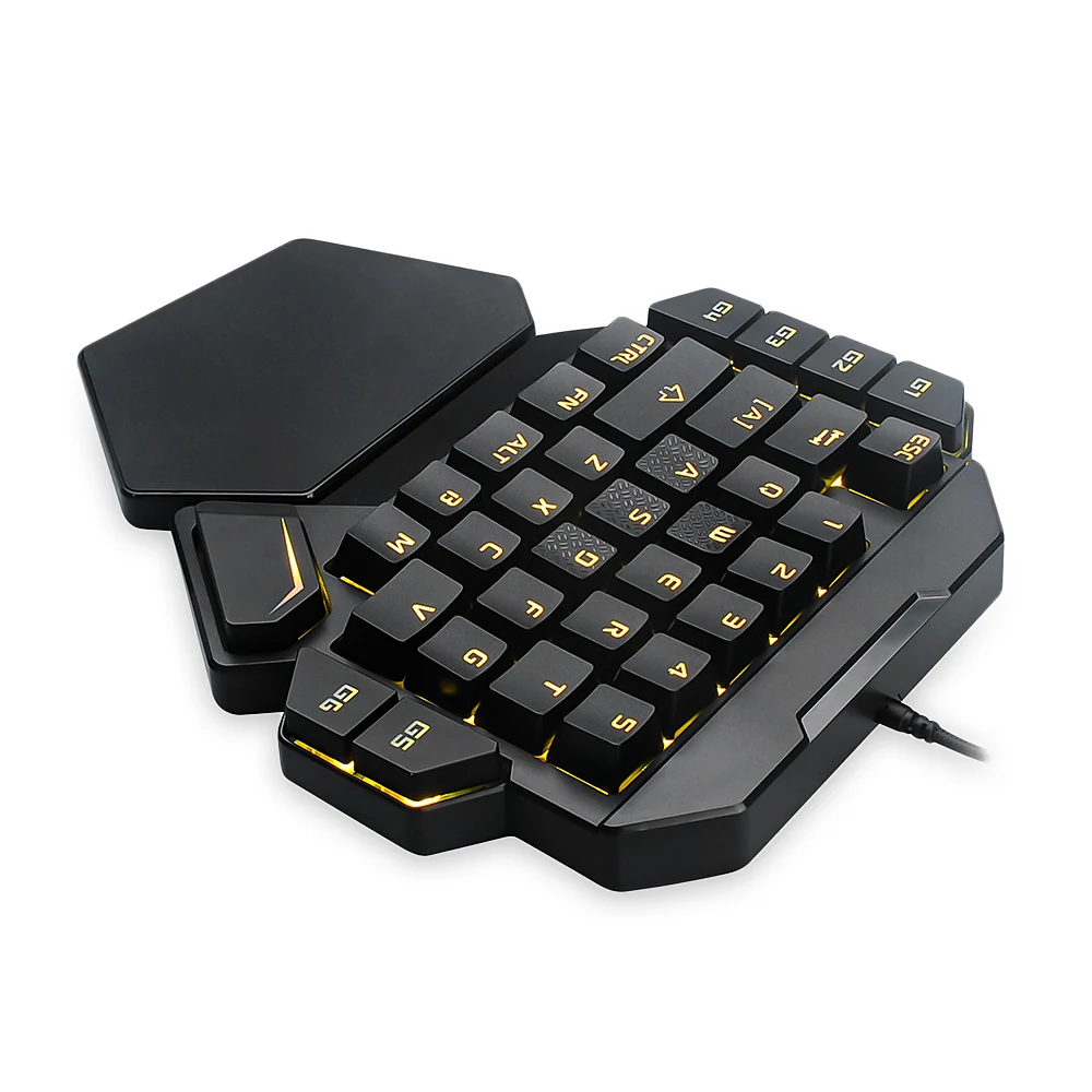 K50 RGB Проводная игровая клавиатура 35 клавиш Одноручный синий переключатель
