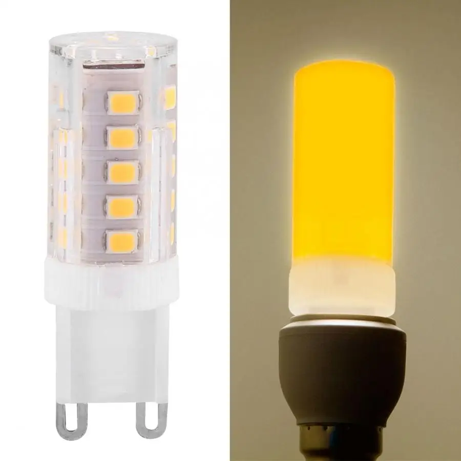 Ceramic Corn Bulb AC 220V G9 LED Dimmable Energy Saving Lamp Bulb 2835 Chips For Home Decoration Ampoule