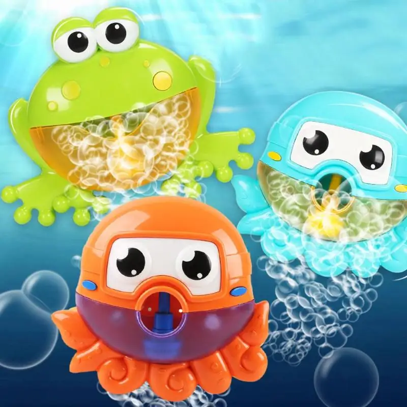 Infant Musical Bubble Bath Toy Cute Baby Bath Toy Bubble Maker Children Kids Pool Swimming Bathtub Soap Machine Toys Infant Musical Bubble Bath Toy Cute Baby Bath Toy Bubble Maker Children Kids Pool Swimming Bathtub Soap Machine Toys