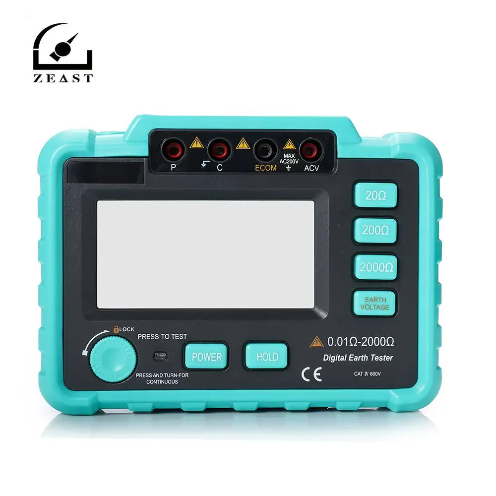 4105A Dust Moisture Proof Resistance Multimeter Digital Earth Tester Grounding Resistance Meter