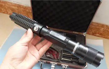 

AAA Most Powerful Military 1000w 100000m 450nm Blue Laser Pointers LED Flashlight Burn Match Candle Lit Cigarette Wicked LAZER