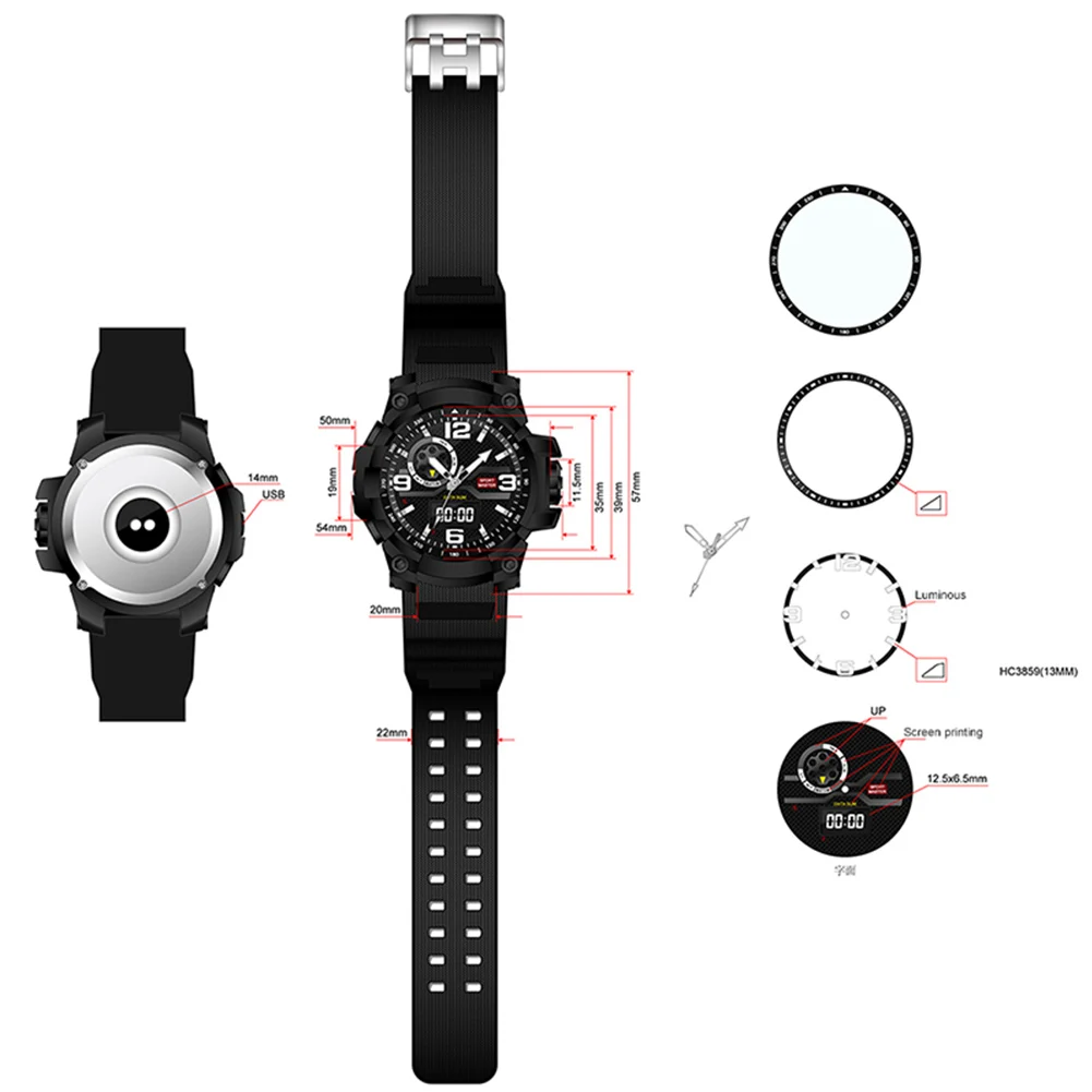 

Hot Sale TM1 Smart Watch Blood Pressure Heart Rate Monitoring Bluetooth for IOS for Android Women Men Smart Watches^