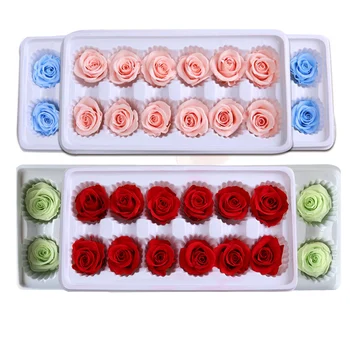 

1 High Quality Preserved Flowers Flower Immortal Rose 3 Cm Diameter Mothers Day Gift Of Eternal Life Flower Material, Gift Box