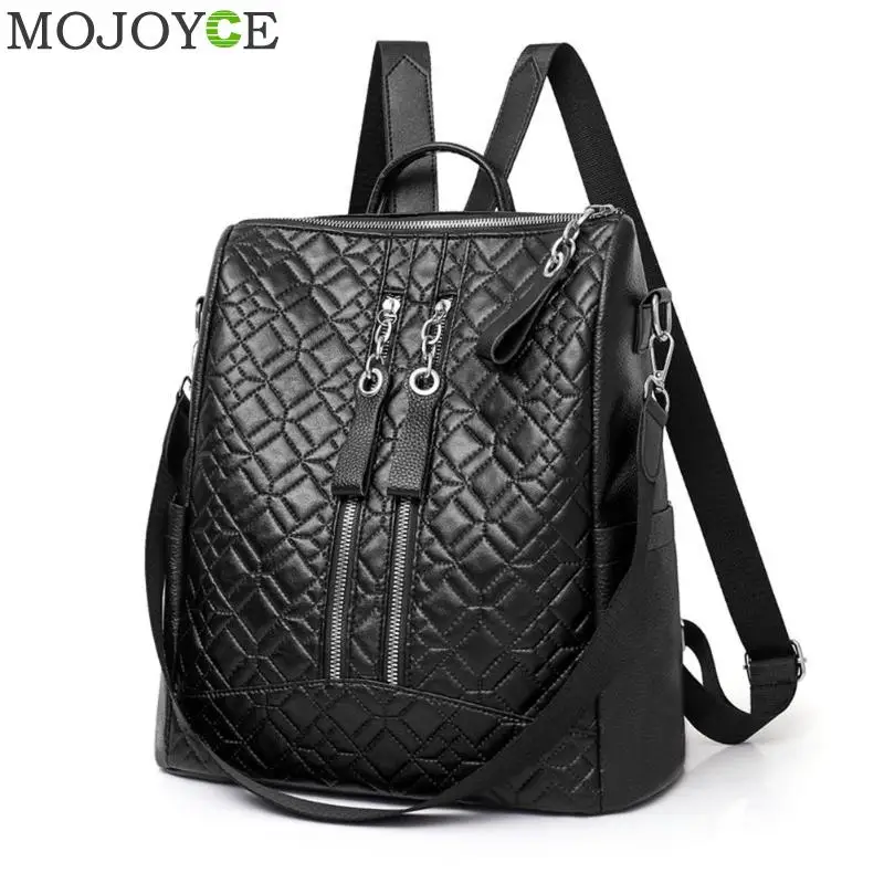 

Vintage Women Backpack Casual Shoulder PU Leather School Backpack 2018 New Gilrs Teenage Travel Casual Rucksack Mochila Feminina