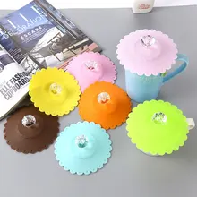 Герметичная, силиконовая чашка крышки Термостойкое многоразовые с герметической крышкой Кухня аксессуары Чай чашки сосуды китайские De Plastico всасывания уплотнение Кепки