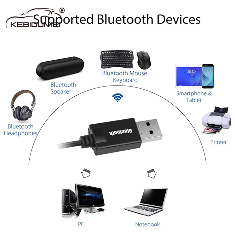 3 5 мм AUX Bluetooth приемник A2DP Dongle музыкальный аудио адаптер беспроводной USB для