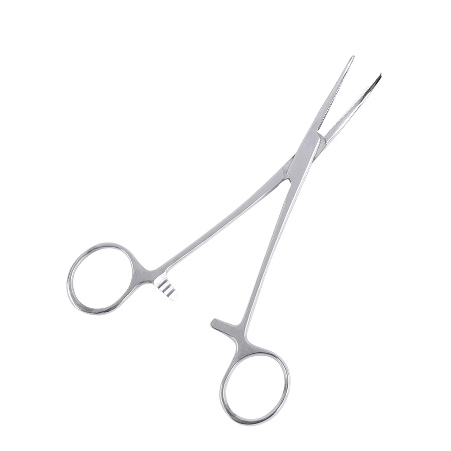 

Stainless Steel Curved Blades Tip Mosquito Hemostat Tool Locking Clamp Pliers Forceps Hand Tools 160 * 70 * 5mm