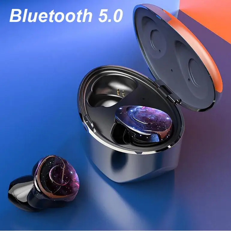 Беспроводная bluetooth-гарнитура 5,0 наушники спортивные водонепроницаемые наушники