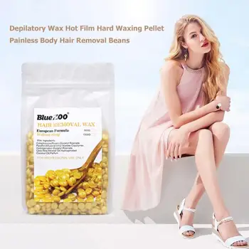 

500g Hard Wax Beans Pellet Waxing Bikini Flawlessness Hair Removal Bean More Colors For Women Men Depilatory Hot Film No Strip
