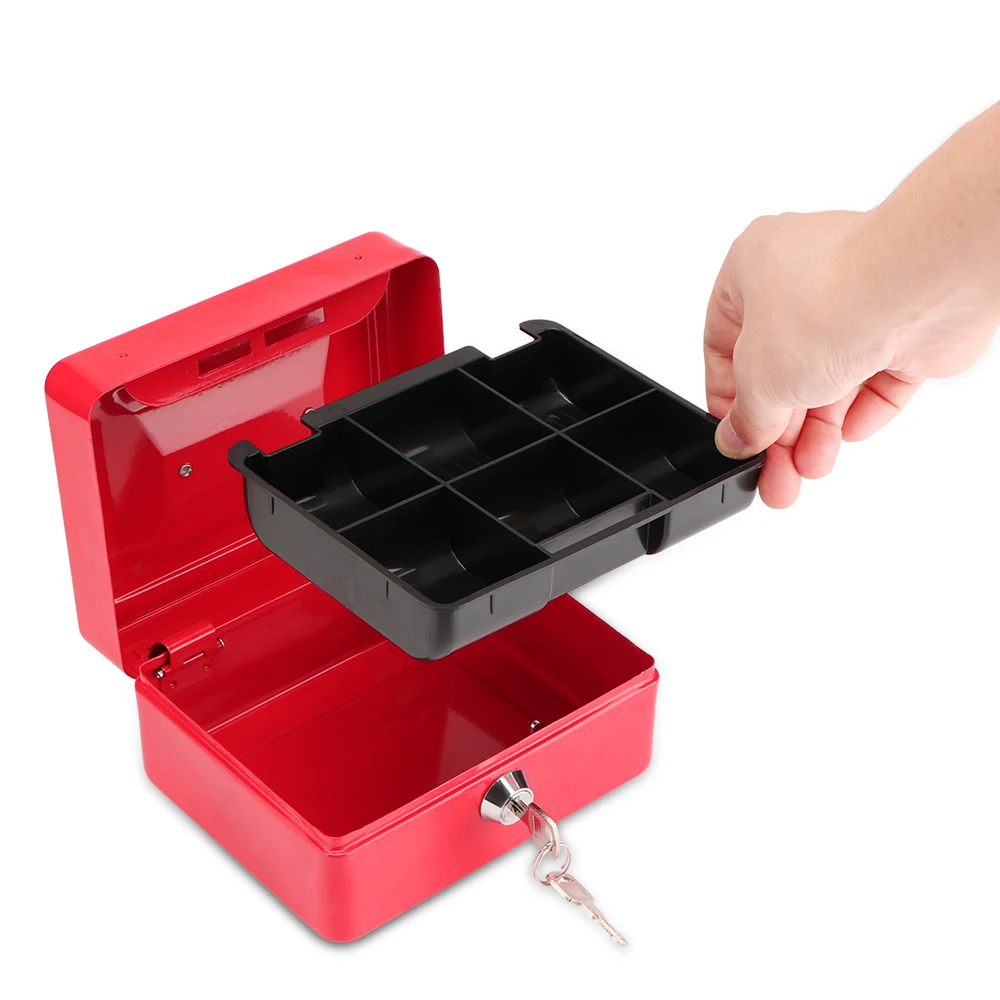 

Metal Money Coin Box Cash Safe Box Piggy Bank with Lock Money storage Box for Children Toys Gift Home Decoration