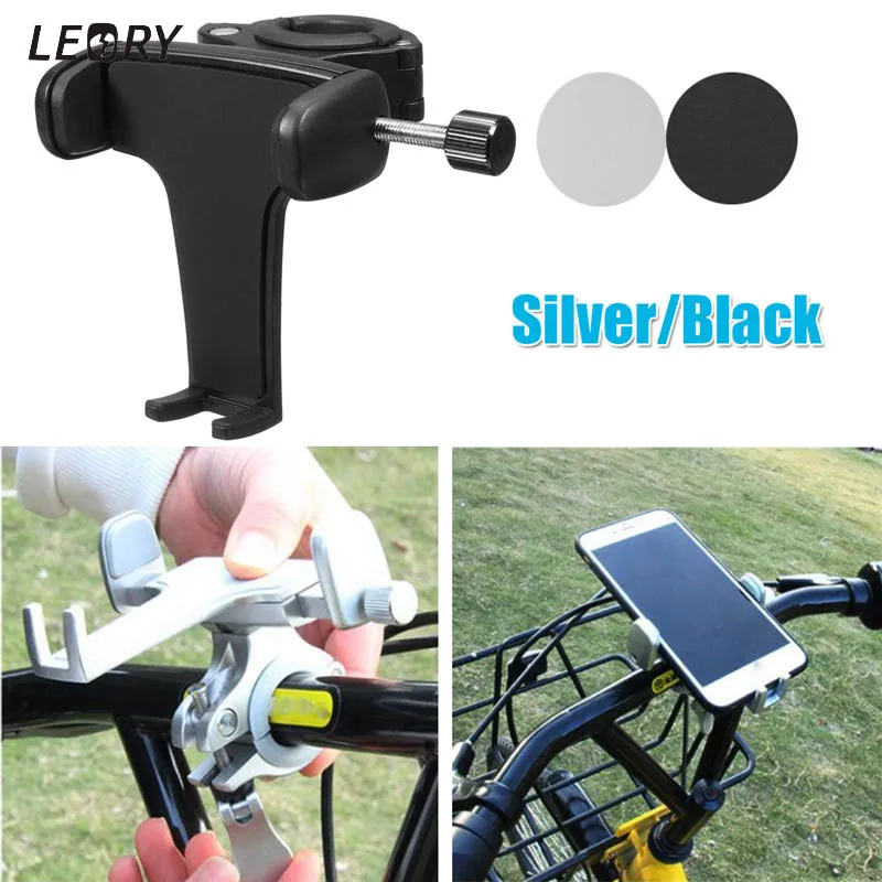 

Aluminum Motorcycle Cell Phone Stand Bracket Bike Bicycle MTB Phone Holder 360 Degree Handlebar Mount for Mobile Phone GPS