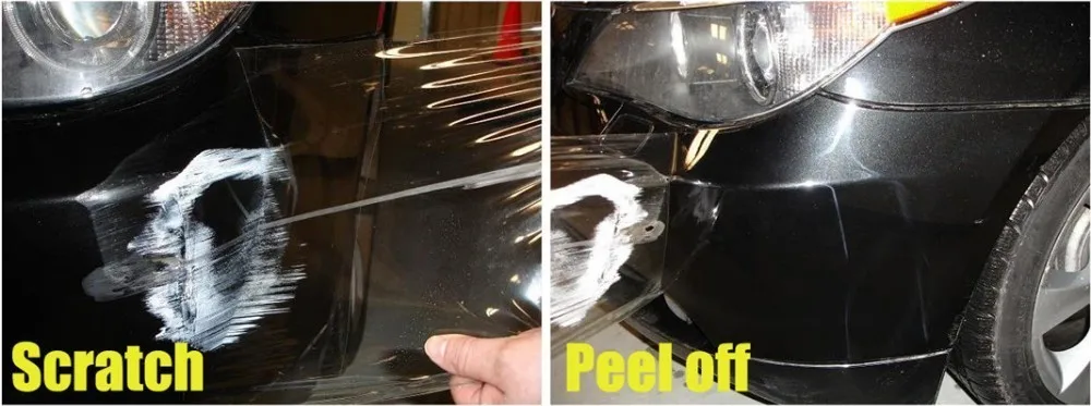 3 Layers PPF Clear Auto Protective Film Vinyl Wrap Car Paint Protection Film For Car Bumper Motorcy
