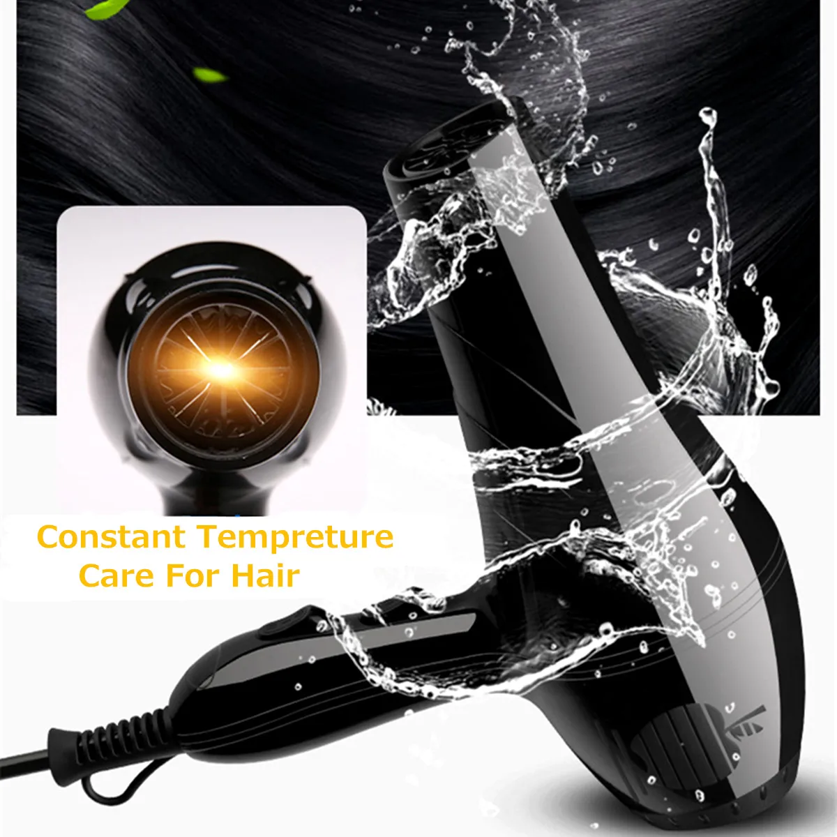 

2000W 220-240V Electric Salon Hair Dryer Professional Hairdressing Ionic Blow Quick Heat 2 Heat Speed 3 Tempreture Setting